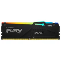 Memória Ram Kingston Fury Beast Ddr5 8GB 5600mhz RGB - Preto (kf556c40bba-8)
