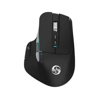 Mouse Bluetooth Sem Fio 8 Botões 2400dpi Recarregável Fire Phoenix D-m9 Preto