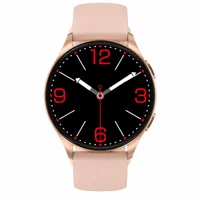 Smartwatch Blackview X20 Com Bluetooth, Notificações, Chamadas, Tela AmoLED Dourado Rosa + Pulseira