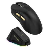 Mouse Gamer Sem Fio Bluetooth Paw3311 24000 Dpi Fire Phoenix Bk-r3x Pro Preto