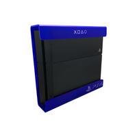 Suporte Parede Console Playstation 4 Fat - Ps4 Fat - Material Acrílico Azul