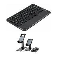 Teclado Recarregável + Suporte Para Tablet Galaxy Tab A9 8.7 Teclado Recarregável + Suporte Para Tablet Galaxy Tab A9 8.7