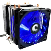 Cooler Para Processador Rise Mode G700, LED Azul, Dual FAN 90mm - RM-AC-07-FB.