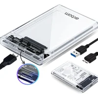 Case HD Externo 2.5" E SATA SSD USB 3.0, Transparente Cghd-35b EXBOM