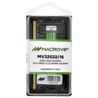 Memória Ram Para Notebook Macrovip Ddr4 16gb 3200mhz - Mv32s22/16 Memória Ram Para Notebook Macrovip Ddr4 16gb 3200mhz - Mv32s22/16