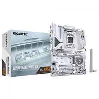 Placa Mãe Gigabyte B850 Eagle Wifi7 Ice, Chipset B850, Amd Am5, Atx, Ddr5