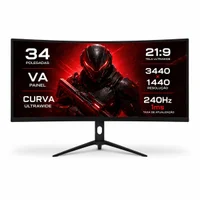 Monitor Curvo Gamer 34 " Ultrawide 240hz 1ms Freesync G-sync Delta-m3445auc Pro Monitor Curvo Gamer 34 " Ultrawide 240hz 1ms Freesync G-sync Delta-m3445auc Pro