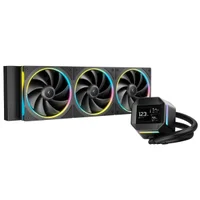 Water Cooler Deepcool Lm360, ARGB, 360mm, Display Lcd Ips, Intel-amd, Preto, R-lm360-bkdmmc-1