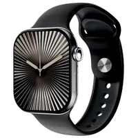 Smartwatch W10 Pro 46mm Microwear Série 10 Whats Chatgpt Faz Recebe Ligações Esportes - Preto