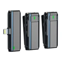Microfone De Lapela Vimai V8-l-2, P/dispositivos Ios, Preto