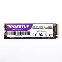 SSD 256gb M2 Nvme 2280 Prosetup Avanshare PCie Gen 3 X4 Leitura 1700mb/s Gravacao 1100mb/s
