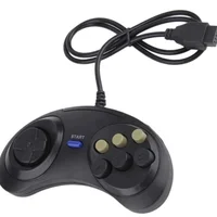 Controle Com Fio Joystick Compativel Mega Drive