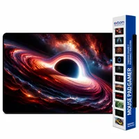 Mouse Pad Gamer Speed Extra Grande 70x35x30cm Buraco Negro Mouse Pad Gamer Speed Extra Grande 70x35x30cm Buraco Negro