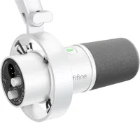 Microfone Dinâmico Fifine K688 Usb/xlr Branco Microfone Dinâmico Fifine K688 Usb/xlr Branco