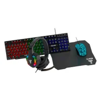 Kit Gamer Preto - Teclado, Mouse, Mousepad E Headset