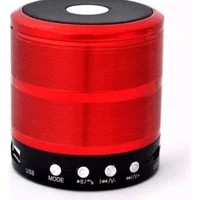 Mini Caixa De Som Speaker Portátil Bluetooth - Cores Variadas - Vermelho
