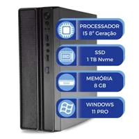 Computador Slim Multipc i5 8ª Geração 8GB SSD 1TB Nvme Win11