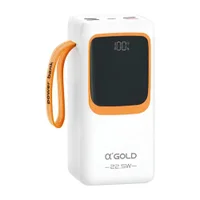 Carregador Portátil Rapido 22.5w Power Bank Bte-61 50000mah Branco