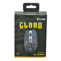 Mouse Gamer 3600 DPI Clanm CL-MJ806 4 Botões LED Rainbow Cabo 1.5m 125Hz