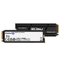SSD Kingston FURY Renegade, 1TB, M.2 2280, PCIe 4.0 x4, NVMe, Leitura: 7300 MB/s, Gravação: 6000 MB/s, Preto - SFYRSK/1000G