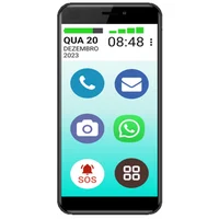 Vovô&vovófone Samsung 4g 128GB Tela 6.7 Redes Sociais Sos Cor:preto