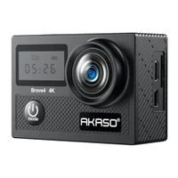Câmera Ação Akaso Action Brave 4 4k30fps, Wi-fi, Preta