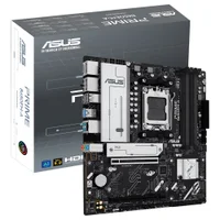 Placa Mãe Asus Prime B650em-a Socket Am5 Ddr5 Atx PCie 5.0 Usb 3.2 Gen 2 Wi-fi 6 Bluetooth 5.2 RGB