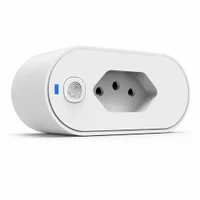 Tomada Inteligente Smart Plug Wi Fi Compatível Com Google Alexa E Tuya Tomada Inteligente Smart Plug Wi Fi Compatível Com Google Alexa E Tuya