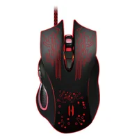 Mouse Gamer Usb Lehmox Ley-x9 2400dpi Preto