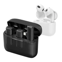 Fone Ouvido Bluetooth Sem Fio + Microfone Lapela Celular Sem Fio Profissional Conector Transmissor:lightning Fone Ouvido Bluetooth Sem Fio + Microfone Lapela Celular Sem Fio Profissional Conector Transmissor:lightning