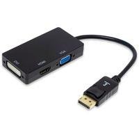 Cabo DisplayPort Lotus, 3 Em 1, DVI VGA HDMI