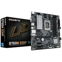 Placa Mãe Gigabyte B760m D3hp Socket LGA 1700 Ddr5 Micro Atx 4x Ddr5 4800mhz PCie 4.0 RGB Usb 3.2 Gen 2