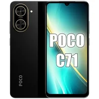Celular Xiaomi Poco C71 Dual Sim De 128GB 4gb Ram De 6.88" 32mp 8mp - Preto