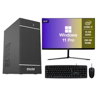 PC Computador Completo Efacini Intel Core i7 3ª Gen 16gb WINDOWS 11 Pro SSD 256gb