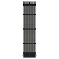 Cabo Sleeved 24 Pinos ATX, Extensor Cabo Alimentação da Fonte, 280mm, Full Black (Preto)