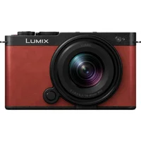 Câmera Panasonic Lumix S9 Mirrorless Com 18-40mm Vermelha Câmera Panasonic Lumix S9 Mirrorless Com 18-40mm Vermelha