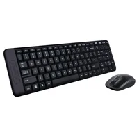 Kit Teclado E Mouse Wireless Logitech Mk220 Usb Preto...