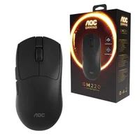 Mouse Gamer Aoc Sem Fio 2,4 Ghz, Bluetooth E Usb 8000dpi