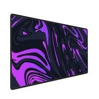 Mouse Pad Gamer Speed Extra Grande Desk Pad Profissional Premium Com Borda Costurada 90x50 - Aquarela Roxo
