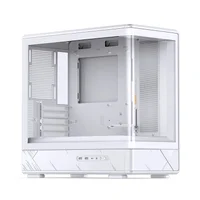 Gabinete Gamer Aquário Jonsbo D200 Branco Com Display Digital M-atx Usb-c