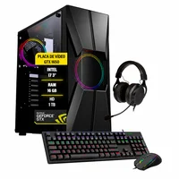 PC Gamer Bravus Intel Core I7, 16GB RAM, GTX 1050 2GB 128 bits, HD 1TB, SSD 120GB, Windows 10