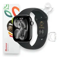 Smartwatch Microwear S11 Preto 46mm Com Fone Bluetooth