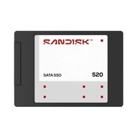 SSD SATA III SanDisk 500GB 520, Preto - SDSS51500GAB-000G0