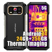 Smartphone Ulefone Armor 27t Pro Plus 5g Nfc 24gb Ram 256gb Bateria 10600mah Com Câmera Térmica Flir Preto