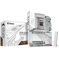 Placa Mãe Gigabyte X870e Aorus Elite X3d Ice Socket Am5 Ddr5 Atx PCie 5.0 RGB 4 Slots Memória 128GB Usb 3.2 Gen 2