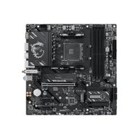 Placa-Mãe MSI B550M Gaming Plus WiFi6E, AMD AM4, Micro ATX, DDR4, Wi-Fi 6E, Bluetooth 5.2, Preto e Prata - B550M GAMING PLUS WIFI6E