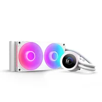 Water Cooler Nzxt Kraken Plus 240 RGB Branco Com Tela Lcd 240mm Rl-kr240-w2