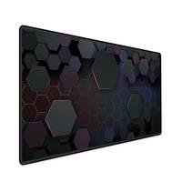 Mouse Pad Gamer Speed Extra Grande Profissional 120x40 - Hexagonal Flutuante