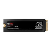 SSD Samsung 990 PRO, 4TB, M.2 2280, PCIe 4.0 x4, NVMe, Leitura: 7450 MB/s, Gravação: 6900 MB/s - MZ-V9PATO