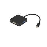 Conversor Mini Displayport 3x1 Vga , Dvi, HDMI Tebera